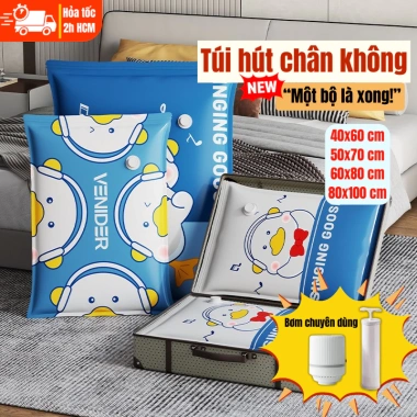 Túi Nén Chân Không SG.DECOR Đựng Quần Áo Chăn Mền, Chống Bụi Vi Khuẩn, Tiết Kiệm Không Gian 18.020₫