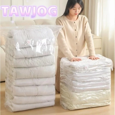 Túi nén chân không TAWJOG trong suốt, tái sử dụng, dung tích lớn, không cần bơm - Giảm giá tới 20%