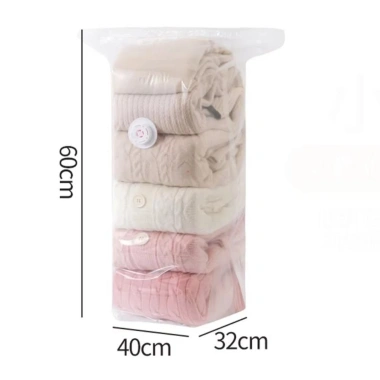 Túi nén chân không TAWJOG trong suốt, tái sử dụng, dung tích lớn, không cần bơm - Giảm giá tới 20%