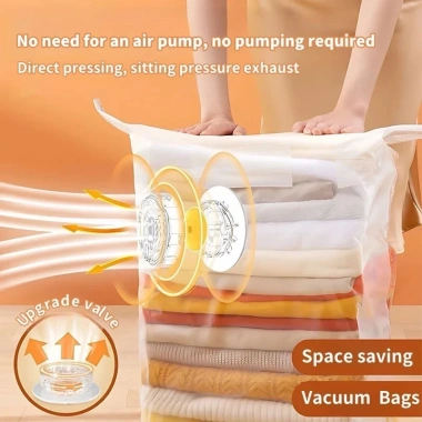 Túi nén chân không - Tiết kiệm không gian, bảo quản quần áo, chăn, chỉ 55.070đ