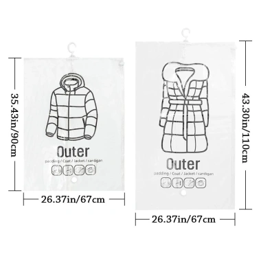 Túi nén chân không UUMIR - Áo khoác trong suốt & túi đựng quần áo, giảm giá 22% 5 Túi nén chân không UUMIR - Áo khoác trong suốt & túi đựng quần áo, giảm giá 22% 5