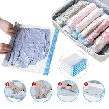 Túi nén YUNAUN hút chân không có van, gập gọn, tái sử dụng, tiết kiệm không gian - 26.784 VND 6 Túi nén YUNAUN hút chân không có van, gập gọn, tái sử dụng, tiết kiệm không gian - 26.784 VND 6