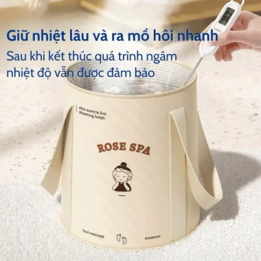 Túi ngâm chân nắp giữ nhiệt, chậu ngâm gấp gọn, di chuyển dễ dàng, giá chỉ 105.000₫ 5 Túi ngâm chân nắp giữ nhiệt, chậu ngâm gấp gọn, di chuyển dễ dàng, giá chỉ 105.000₫ 5