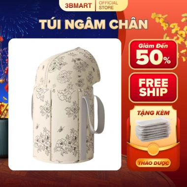 Túi ngân chân 3BMART gấp gọn chịu nhiệt, giữ ấm lâu, tặng thảo dược, chỉ 215k