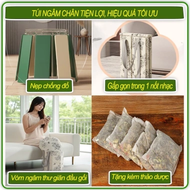 Túi ngân chân 3BMART gấp gọn chịu nhiệt, giữ ấm lâu, tặng thảo dược, chỉ 215k
