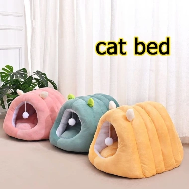 Túi ngủ cho mèo mùa đông giữ ấm bốn mùa, đóng cửa siêu mềm, bảo vệ sâu bướm