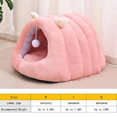 Túi ngủ cho mèo mùa đông giữ ấm bốn mùa, đóng cửa siêu mềm, bảo vệ sâu bướm