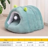 Túi ngủ cho mèo mùa đông giữ ấm bốn mùa, đóng cửa siêu mềm, bảo vệ sâu bướm 6