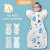 Túi Ngủ Quấn Cho Trẻ Sơ Sinh Cotton Nguyên Chất - Khóa Kéo 2 Chiều - Giảm 17% 2
