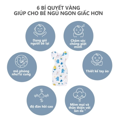 Túi Ngủ Quấn Cho Trẻ Sơ Sinh Cotton Nguyên Chất - Khóa Kéo 2 Chiều - Giảm 17% 4 Túi Ngủ Quấn Cho Trẻ Sơ Sinh Cotton Nguyên Chất - Khóa Kéo 2 Chiều - Giảm 17% 4