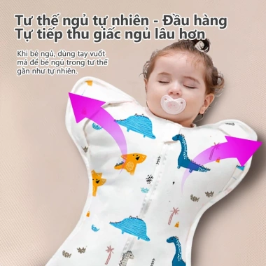 Túi Ngủ Quấn Cho Trẻ Sơ Sinh Cotton Nguyên Chất - Khóa Kéo 2 Chiều - Giảm 17% 7 Túi Ngủ Quấn Cho Trẻ Sơ Sinh Cotton Nguyên Chất - Khóa Kéo 2 Chiều - Giảm 17% 7