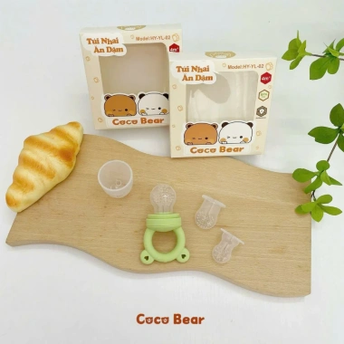 Túi Nhai Ăn Dặm CocoBear Cầm Tay Gấu Xinh Xắn - Giúp Bé Làm Quen Thức Ăn, Giảm Nguy Cơ Hóc Nghẹn 81K 4 Túi Nhai Ăn Dặm CocoBear Cầm Tay Gấu Xinh Xắn - Giúp Bé Làm Quen Thức Ăn, Giảm Nguy Cơ Hóc Nghẹn 81K 4
