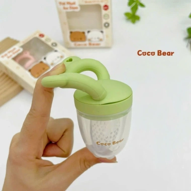 Túi Nhai Ăn Dặm CocoBear Cầm Tay Gấu Xinh Xắn - Giúp Bé Làm Quen Thức Ăn, Giảm Nguy Cơ Hóc Nghẹn 81K