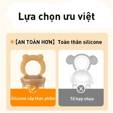 Túi Nhai Silicone Ăn Dặm 4-6-8 Tháng - Chống Hóc, Ti Giả Mềm An Toàn, Giá Ưu Đãi 79.950₫ 4