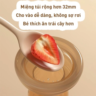 Túi Nhai Silicone Ăn Dặm 4-6-8 Tháng - Chống Hóc, Ti Giả Mềm An Toàn, Giá Ưu Đãi 79.950₫ 7