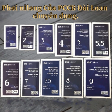 Túi nilong OPP Đài Loan đựng tiền giấy 50 miếng - Bảo quản chuẩn, giảm giá 13.780 VND