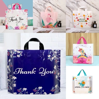 Túi Nilong Pe Quai Ép 30x25cm In Hình Dễ Thương - Giá Ưu Đãi 33.000 VNĐ
