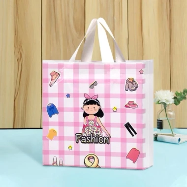 Túi Nilong Pe Quai Ép 30x25cm In Hình Dễ Thương - Giá Ưu Đãi 33.000 VNĐ