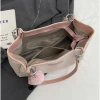 Túi nữ đeo vai da pu vân caro ô vuông lớn đựng A4 và charm gấu Đăng Túi DK161 7