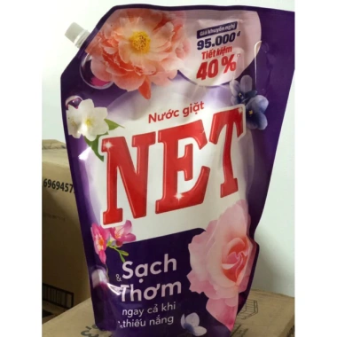 Túi Nước Giặt NET Matic Hương Hoa Nắng 3kg - Màu Tim, Thơm Lành, Giá Ưu Đãi 114k 3