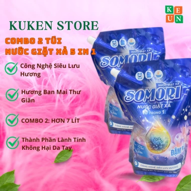 Túi Nước Giặt Sumori 3.6L Siêu Đậm Đặc - Lưu Hương 48h, Giá Chỉ 199.000, Giảm Từ 242.780