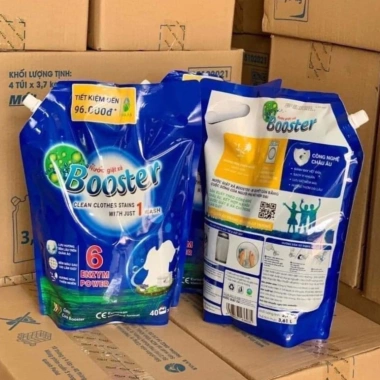 Túi Nước Giặt Xả BOOSTER Đậm Đặc Giặt Sạch Lưu Hương Trên Mỗi Sợi - Giá 66.000đ 6