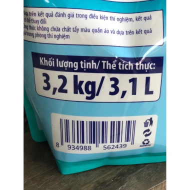 Túi nước giặt xả Power 100 2in1 hương Pháp 3,2kg/3,1L - Giá chỉ 123.499 VND