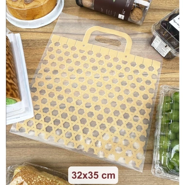 Túi Nylon 5kg Giỏ Tre Đựng Quà, Bánh Kẹo, Quần Áo - Giá Sỉ 89k - Gold Pack VN