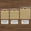 Túi Nylon 5kg Giỏ Tre Đựng Quà, Bánh Kẹo, Quần Áo - Giá Sỉ 89k - Gold Pack VN 8