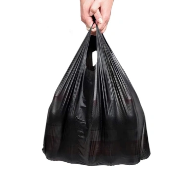 Túi Nylon Đen 1kg Có Quai Đựng Rác - Đóng Gói Tiện Lợi Giá 12.000 VND 3