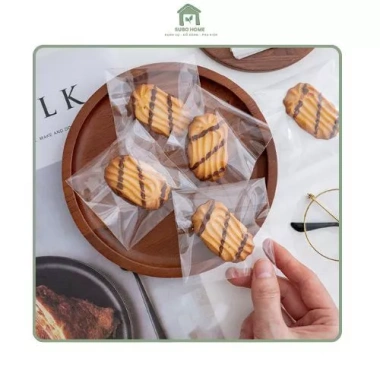 Túi Opp dán miệng 7x7+3cm 100 chiếc, đựng bánh kẹo, họa tiết hoạt hình dễ thương, chỉ 23.800₫ 4