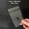 Túi OPP trong suốt dán miệng size nhỏ 100 chiếc Đựng bánh kẹo giá chỉ 25.000 VND 8