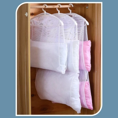 Túi phơi gối LOMO chống rơi, vải lưới thoáng, 1-2 ngăn treo tiện lợi 25.000