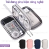 Túi phụ kiện 2 ngăn, quai cầm, pin dự phòng, cáp USB, tai nghe – 79.890 VND