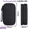 Túi phụ kiện 2 ngăn, quai cầm, pin dự phòng, cáp USB, tai nghe – 79.890 VND 2