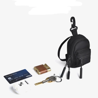Túi phụ kiện balo mini đa năng móc khóa tai nghe - Giá chỉ 133.500 VND, giảm mạnh