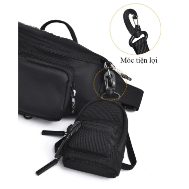 Túi phụ kiện balo mini đa năng móc khóa tai nghe - Giá chỉ 133.500 VND, giảm mạnh