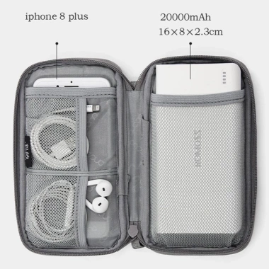 Túi phụ kiện Baona LTOz48 đựng sạc dự phòng, cáp, tai nghe - Giá chỉ 62.000đ