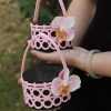 Túi phụ kiện cầm tay hoa lan dễ thương – Phối áo dài chụp hình Tết, chỉ 99.000₫ 6