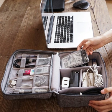 Túi phụ kiện đa năng CHANGXINH TT136 - Đựng sạc, cáp, chuột, bút, USB, tai nghe, ổ cứng - Giảm còn 74.000₫