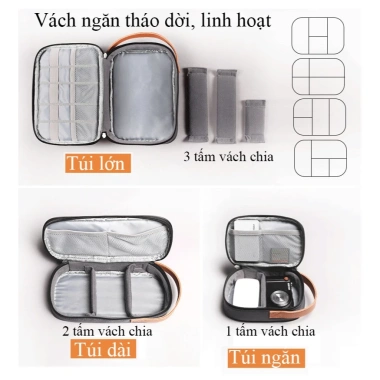 Túi phụ kiện Mahoo X51 3 kích thước - Giá ưu đãi 198.000đ, bảo vệ đa năng 3 Túi phụ kiện Mahoo X51 3 kích thước - Giá ưu đãi 198.000đ, bảo vệ đa năng 3