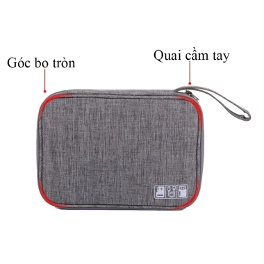 Túi phụ kiện Travel Digital Bag - Nhiều ngăn đa năng, chống nước, Giá chỉ 99.000₫ 3