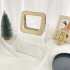 Túi PVC trong suốt tay cầm da PU - Quà tặng thời trang giá ưu đãi 33.000₫ 4