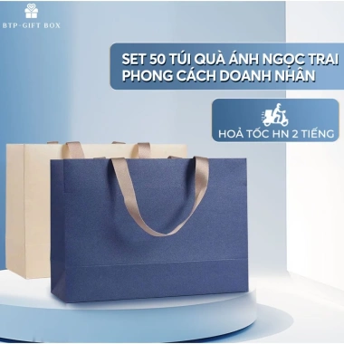 Túi Quà Ánh Ngọc Trai 40x15x30cm - Doanh Nhân, Quà Tết Valentine, 46.000đ