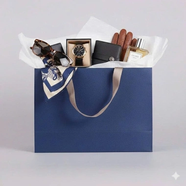Túi Quà Ánh Ngọc Trai 40x15x30cm - Doanh Nhân, Quà Tết Valentine, 46.000đ