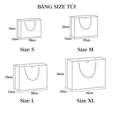 Túi quà giấy C230 dày cao cấp, nhiều màu, có ruy băng, phù hợp ngày lễ 16.500đ 4