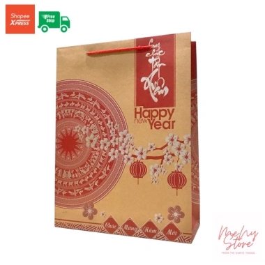 Túi Quà Năm Mới Siêu Xinh Nhiều Mẫu Giá Giảm Giá 16.500 VNĐ Phong Cách & Tiện Lợi 6