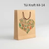 Túi quà quai dây Karaft in tùy chỉnh, xấp 10 cái, giá sỉ 45.000đ, giao nhanh 7