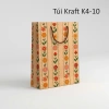 Túi quà quai dây Karaft in tùy chỉnh, xấp 10 cái, giá sỉ 45.000đ, giao nhanh 8
