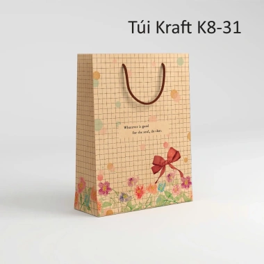 Túi quà quai dây Karaft in tùy chỉnh, xấp 10 cái, giá sỉ 45.000đ, giao nhanh 9 Túi quà quai dây Karaft in tùy chỉnh, xấp 10 cái, giá sỉ 45.000đ, giao nhanh 9